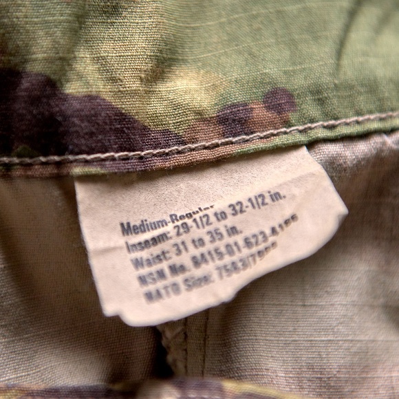 Multicam Army Combat BDU Pants - Picture 3 of 4